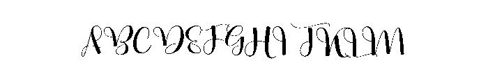 Linearting Font UPPERCASE