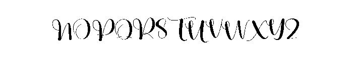 Linearting Font UPPERCASE