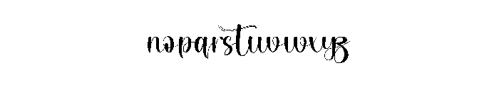 Linearting Font LOWERCASE