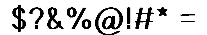 Linekids Font OTHER CHARS
