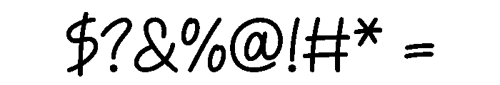 Linen Note Font OTHER CHARS