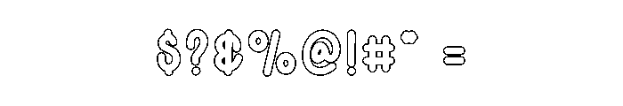 Lines Script Font OTHER CHARS