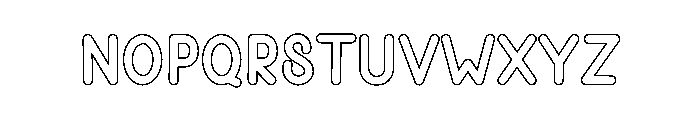 Lines Script Font LOWERCASE