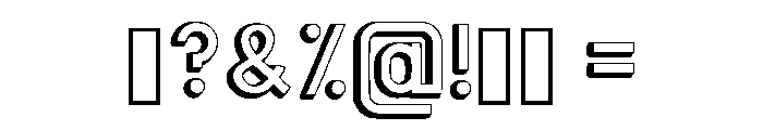 Linestick Regular Font OTHER CHARS