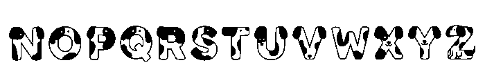 Link Regular Font LOWERCASE