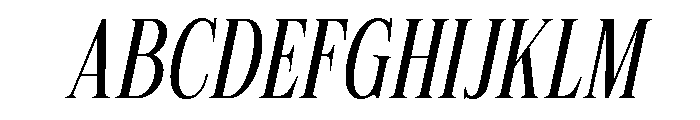 Linneva Italic Font UPPERCASE