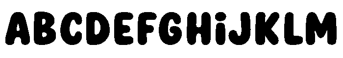 Linova Bubble Regular Font UPPERCASE
