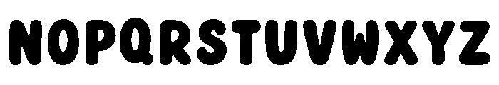 Linova Bubble Regular Font UPPERCASE