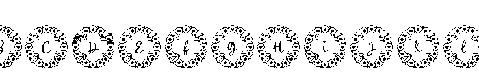 Linzer Monogram Regular Font UPPERCASE