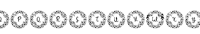 Linzer Monogram Regular Font UPPERCASE