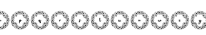 LinzerMonogram-Regular Font LOWERCASE