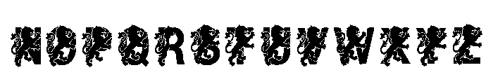 Lion Regular Font UPPERCASE