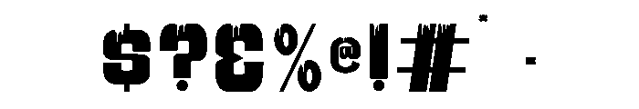 LiqudoxRegular Font OTHER CHARS
