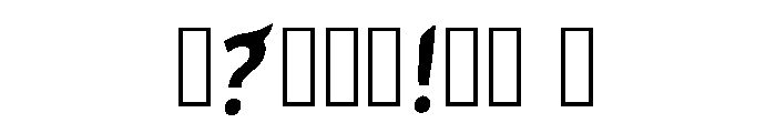 Liqui Regular Font OTHER CHARS