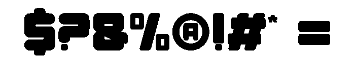 Liquid Crome Font OTHER CHARS