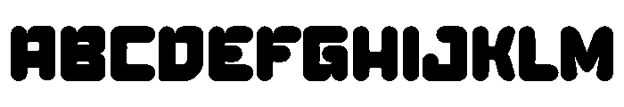 Liquid Crome Font UPPERCASE