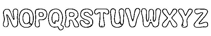 Liquid_Glass Font UPPERCASE