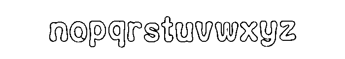 Liquid_Glass Font LOWERCASE