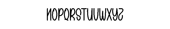 Liquid Holiday Font LOWERCASE