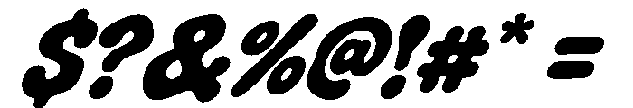 Liquid Jelly Alt Font OTHER CHARS