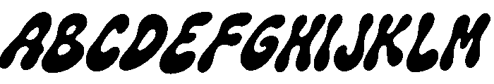 Liquid Jelly Alt Font UPPERCASE