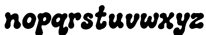 Liquid Jelly Regular Font LOWERCASE