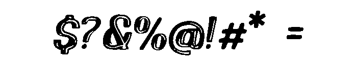 Liquid_Metal Font OTHER CHARS