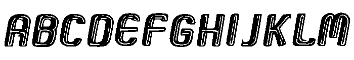 Liquid_Metal Font UPPERCASE