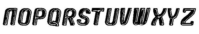 Liquid_Metal Font UPPERCASE
