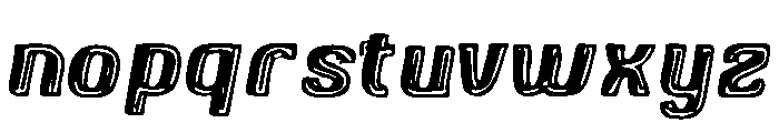 Liquid_Metal Font LOWERCASE