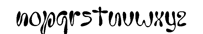 Liquid Wave Clean Font LOWERCASE