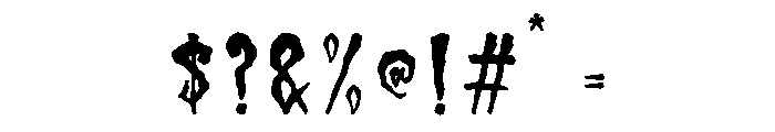 LiraxAnumRegular Font OTHER CHARS