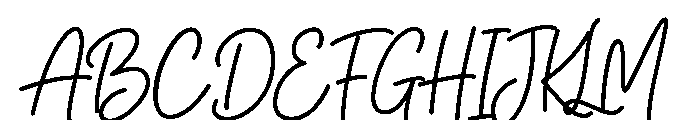 Lisafa Beauty Script Font UPPERCASE