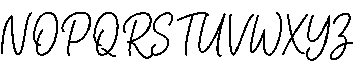 Lisafa Beauty Script Font UPPERCASE