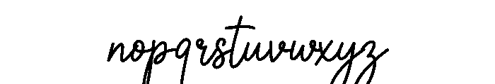 Lisafa Beauty Script Font LOWERCASE