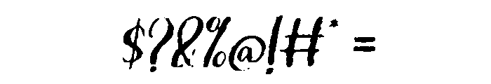 Lisaline-Ink Font OTHER CHARS