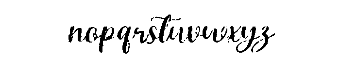 Lisaline-Ink Font LOWERCASE