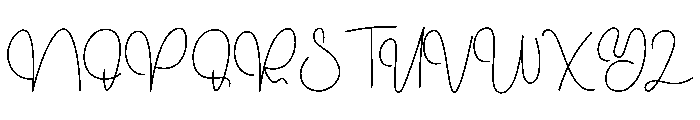 Litenight Font UPPERCASE