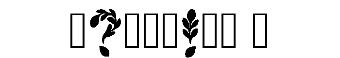 Lithographic Regular Font OTHER CHARS