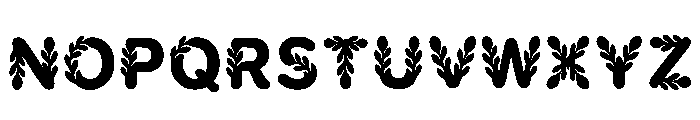 Lithographic Regular Font LOWERCASE