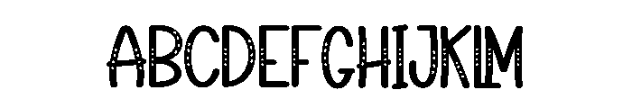 Litlestar Font UPPERCASE