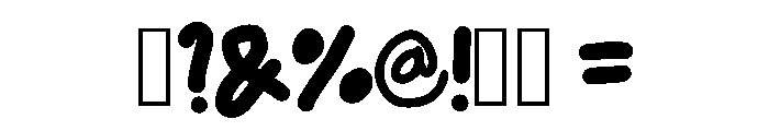 Little Comic Regular Font OTHER CHARS