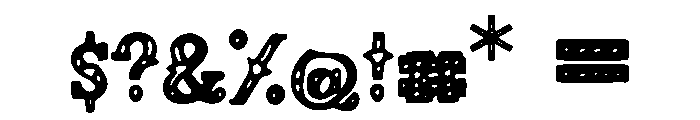 Little_Crafters Font OTHER CHARS
