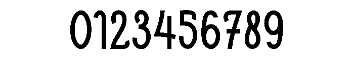 Little Creepy Font OTHER CHARS