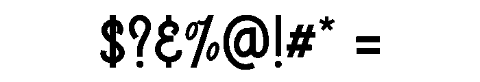 Little Creepy Font OTHER CHARS