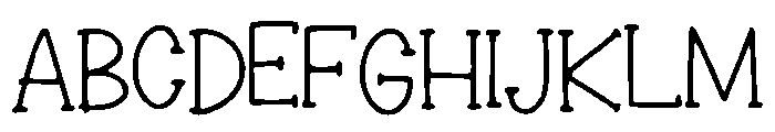 Little_Dreamers Font UPPERCASE
