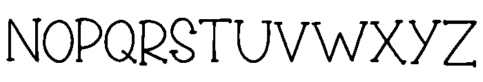 Little_Dreamers Font UPPERCASE