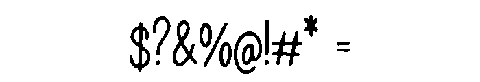 Little_Dreamy_Notes Font OTHER CHARS
