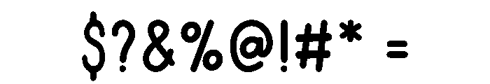 Little Giggles Font OTHER CHARS