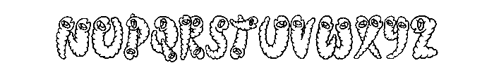 Little Grubs By Squeeb  Regular Font UPPERCASE